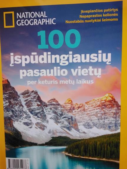 National geographic. 100 įspudingiausių pasaulio vietų per keturis metų laikus. 2017 m. Specialus leidinys - Autorių Kolektyvas, knyga