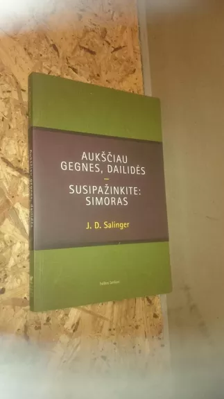 Aukščiau gegnes, dailidės. Susipažinkite: Simoras - J. D. Salinger, knyga