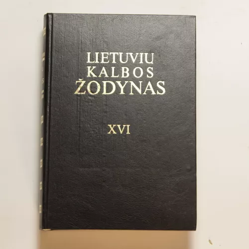 Lietuvių kalbos žodynas (XVI tomas)
