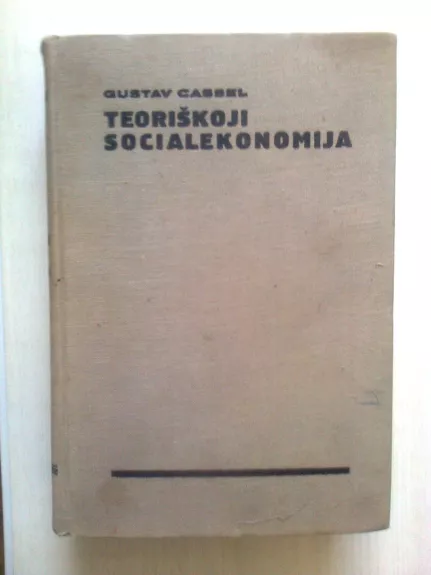Teoriškoji socialekonomija