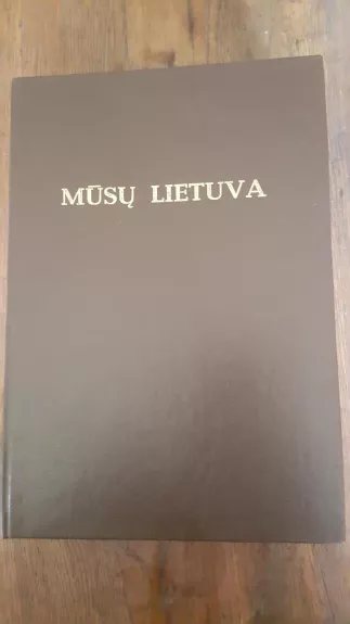 Mūsų Lietuva (I tomas) - Bronius Kviklys, knyga