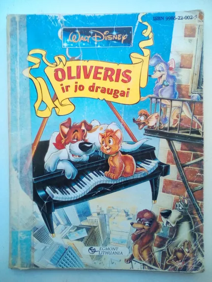 Oliveris ir jo draugai - Walt Disney, knyga