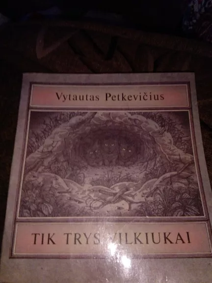 Tik trys vilkiukai - Vytautas Petkevičius, knyga