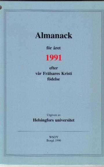 Almanack för året 1991