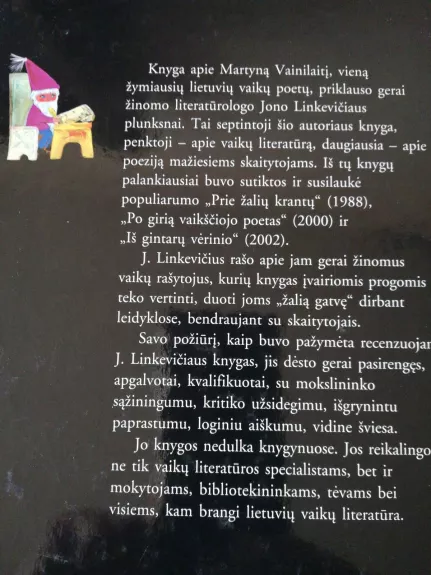 Su volungėlės plunksna: apybraiža apie M. Vainilaitį - Jonas Linkevičius, knyga 1