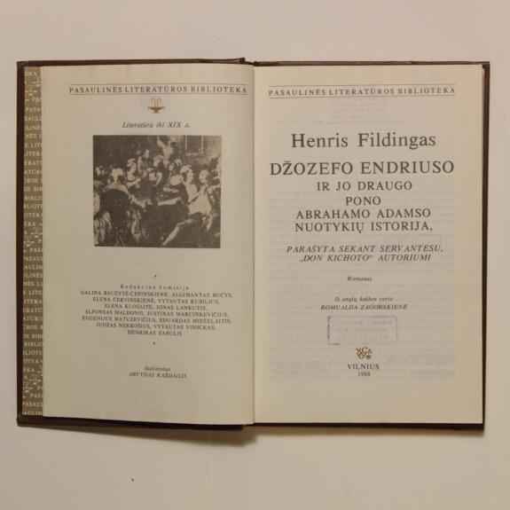 Džozefo Endriuso ir jo draugo pono Abrahamo Adamso nuotykių istorija