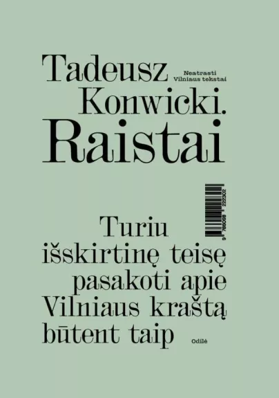Raistai - Tadeusz Konwicki, knyga