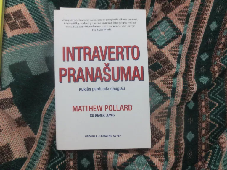 INTRAVERTO PRANAŠUMAI: kuklūs parduoda daugiau - Matthew Polllard, knyga