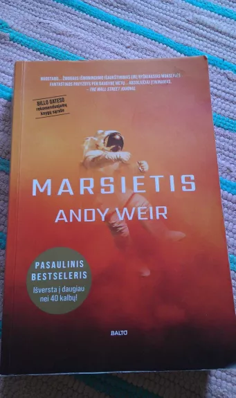 Marsietis - Andy Weir, knyga 1