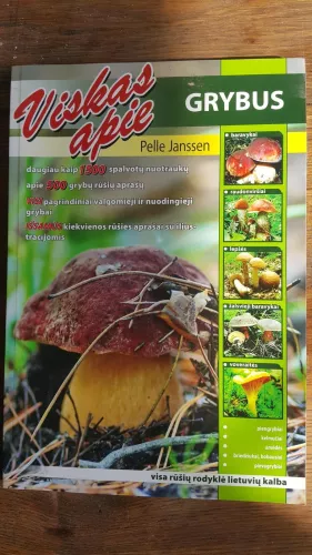 Viskas apie grybus - Pelle Janssen, knyga