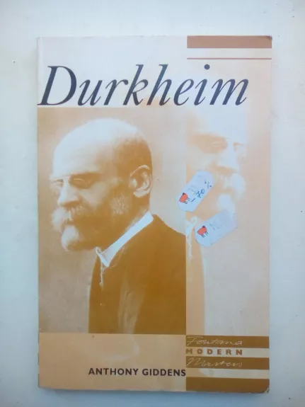 Durkheim: Modern Masters - Anthony Giddens, knyga