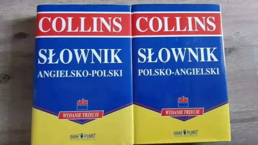 SŁOWNIK POLSKO-ANGIELSKI, ANGIELSKO-POLSKI COLLINS - Jacek Fisiak, knyga