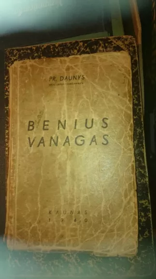 Benius Vanagas - Pranas Daunys, knyga