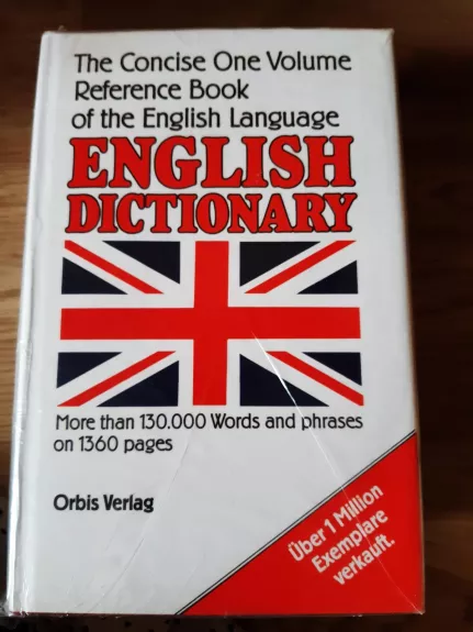 The Concise One Volume Reference Book of the English Language. ENGLISH DOCTIONARY
