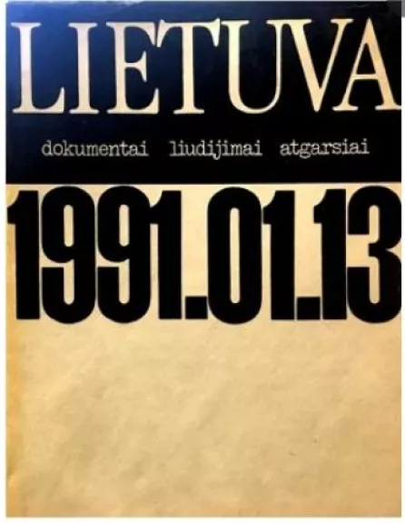 Lietuva 1991.01.13