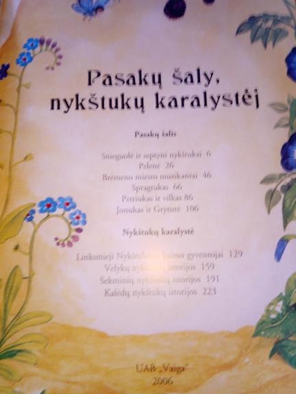 Pasakų šaly, nykštukų karalystėj