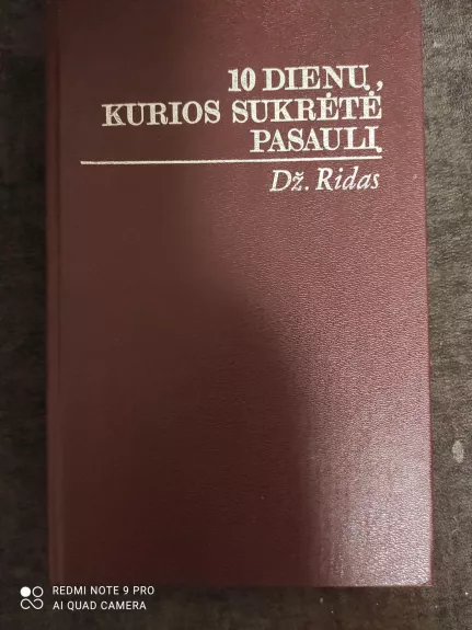 10 dienų, kurios sukrėtė pasaulį - Ridas Dž., knyga