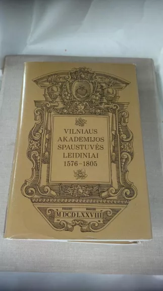Vilniaus akademijos spaustuvės leidiniai