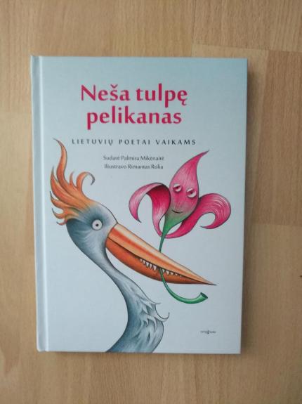 Neša tulpę pelikanas