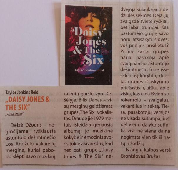 Daisy Jones & The Six - Taylor Jenkins Reid, knyga 1