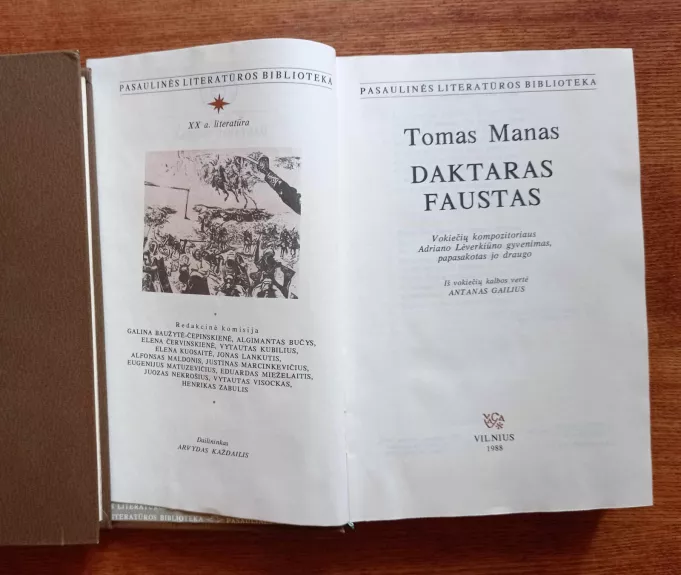 Daktaras Faustas - Tomas Manas, knyga 1