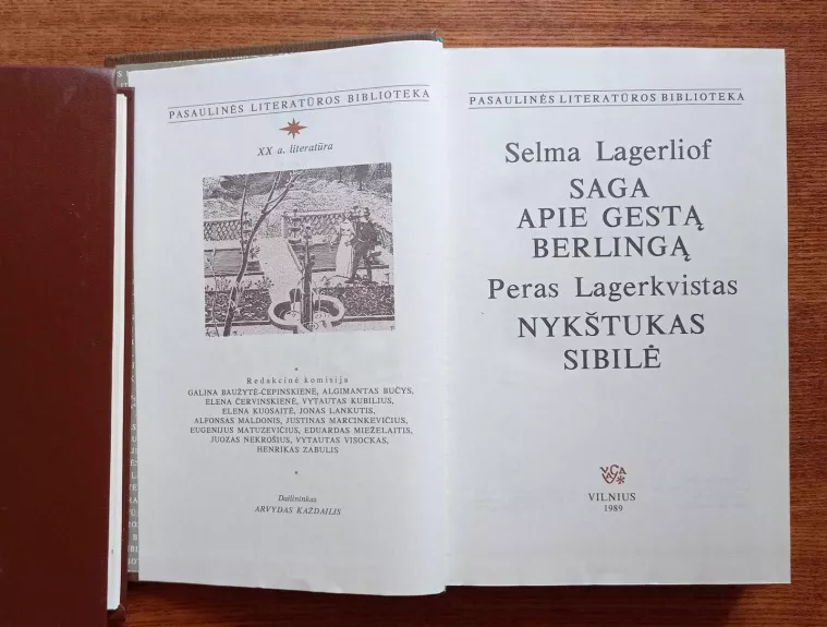 Selma Lagerliof "Saga apie Gestą Berlingą",  Peras Lagerkvistas "Nykštukas Sibilė" - Autorių Kolektyvas, knyga 1