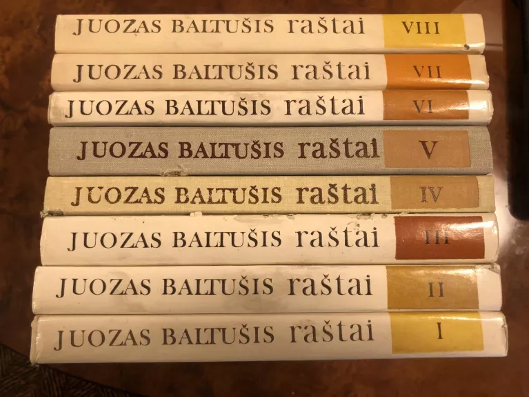 Raštai 1-8 tomai - Juozas Baltušis, knyga 1