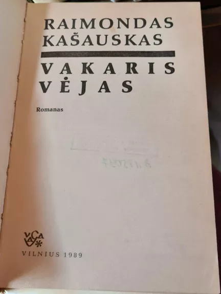 Vakaris vėjas