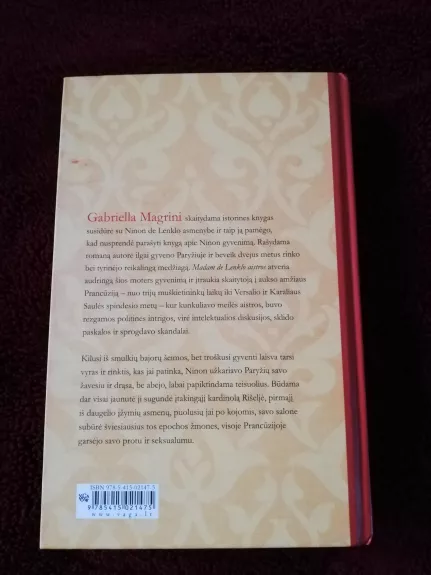 Madam de Lenklo aistros - Gabriella Magrini, knyga 1