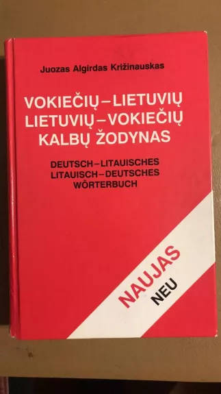 Vokiečių-lietuvių, lietuvių-vokiečių kalbų žodynas