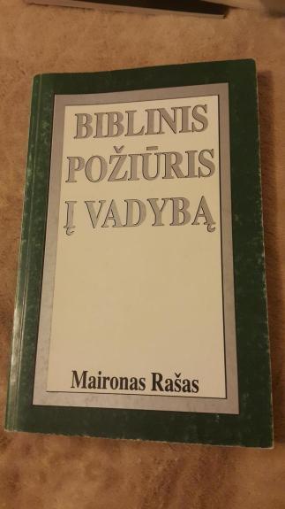 Biblinis požiūris į vadybą