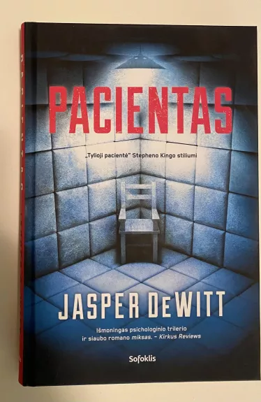Pacientas - Jasper DeWitt, knyga