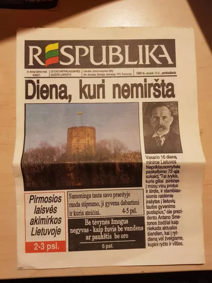 Respublika, 1990m. vasario 16 d.