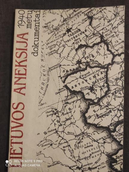 Lietuvos aneksija: 1940 metų dokumentai