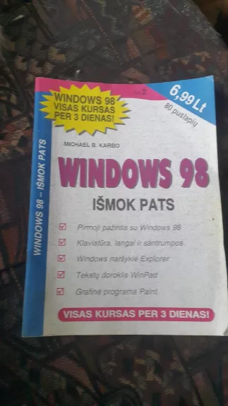 Windows 98. Išmok pats - Michael B. Karbo, knyga