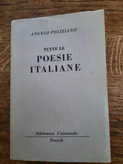 Tutte le poesie italiane