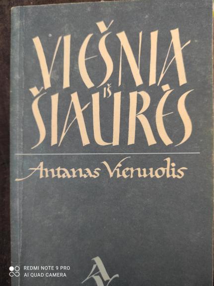 Viešnia iš šiaurės - Antanas Vienuolis, knyga