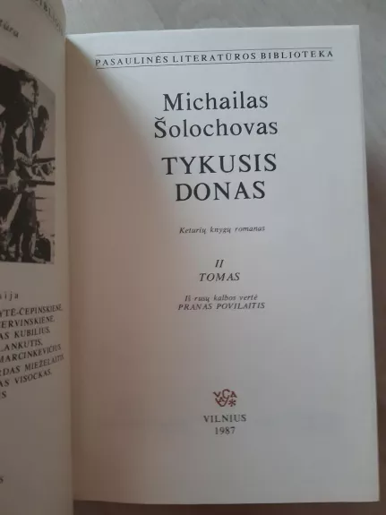 Tykusis Donas - Michailas Šolochovas, knyga 1