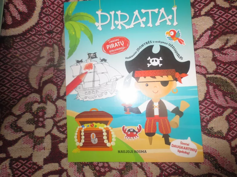 Piratai. Spalvinimo ir užduotėlių knyga