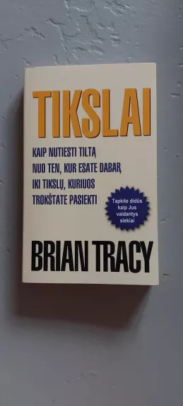 Tikslai - Brian Tracy, knyga