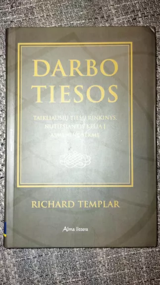 Darbo Tiesos - Richard Templar, knyga 1