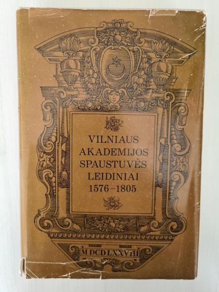 Vilniaus akademijos spaustuvės leidiniai