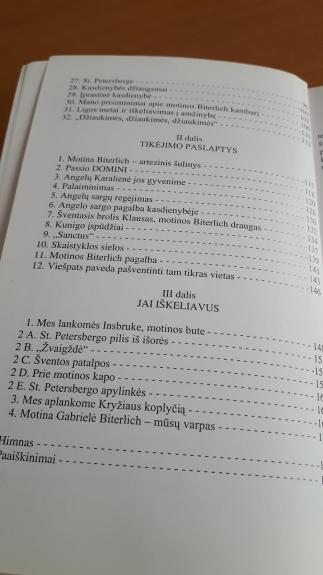 Dievo vedama motina Gabrielė Biterlich