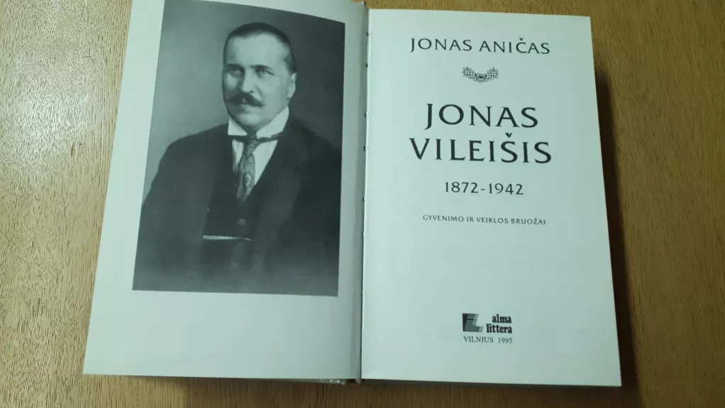 Jonas Vileišis, 1872-1942 - Jonas Aničas, knyga 1