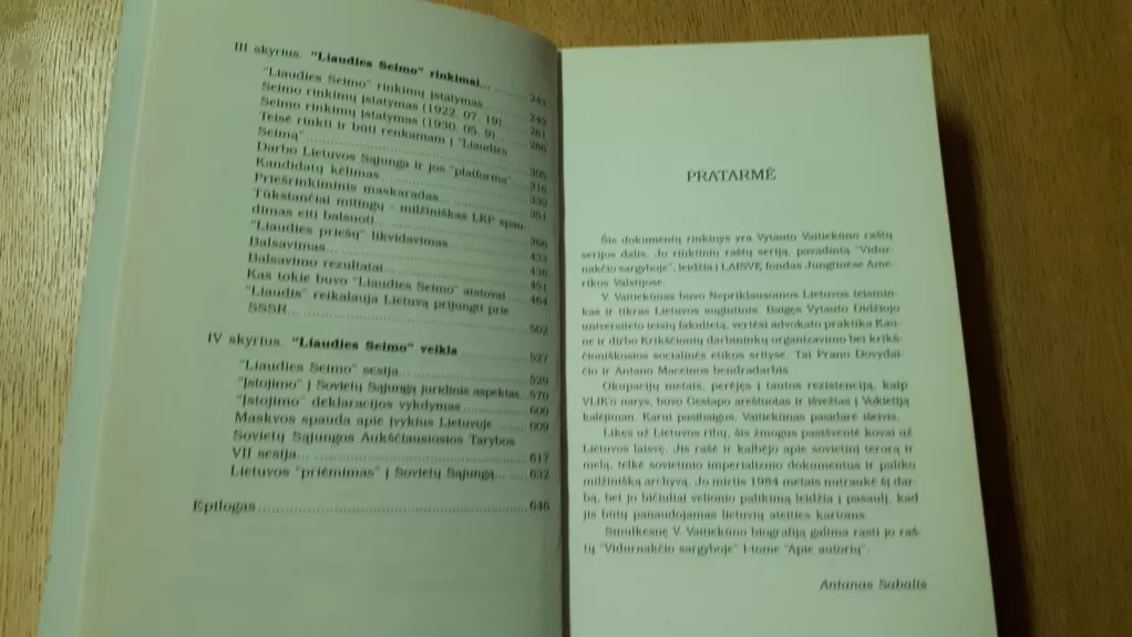 Vidurnakčio dokumentai (3 knyga) - Vytautas Vaitiekūnas, knyga 1