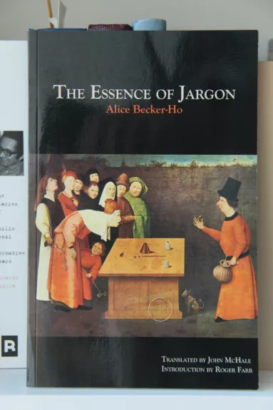 The Essence Of Jargon : Argot & the Dangerous Classes