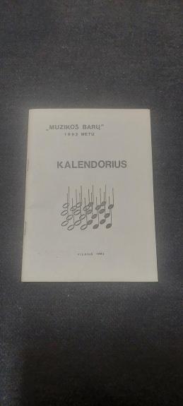 "Muzikos barų" 1992 metų kalendorius