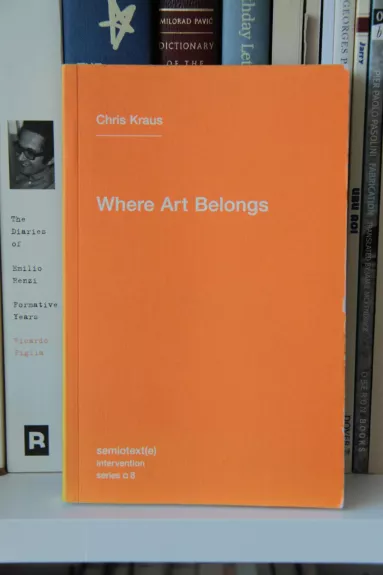 Where Art Belongs - Chris Krauss, knyga