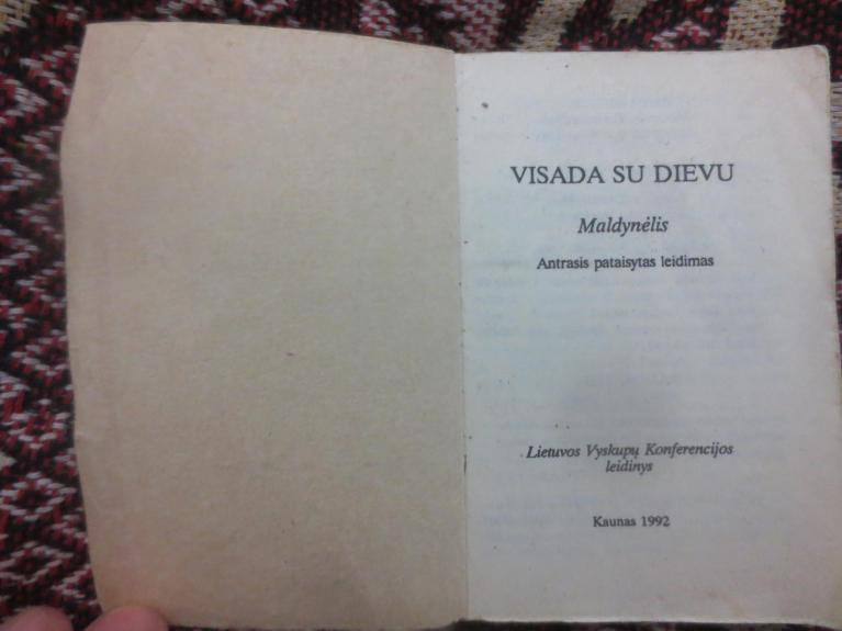Visada su dievu. Maldynėlis