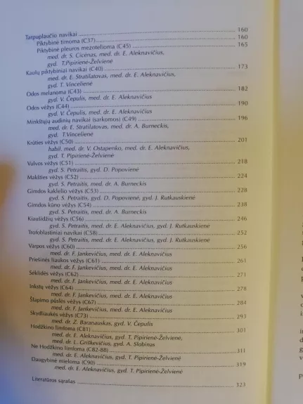 Pagrindinių lokalizacijų piktybinių navikų diagnostikos ir gydymo pagrindai